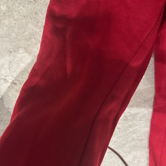 Jordan Kids Red Sweatpants with Logo - Picture 6 of 6